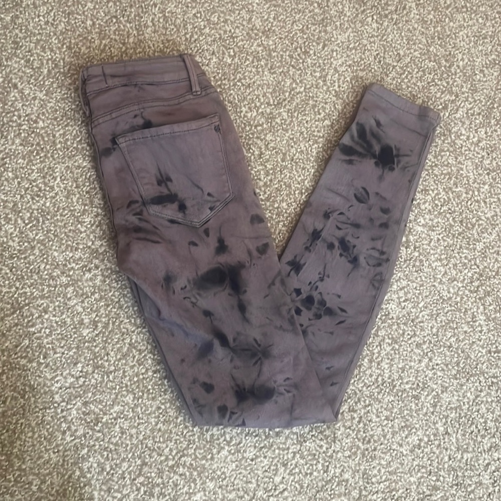Rachel Rachel Roy Acid Wash Colored Skinny Jeans